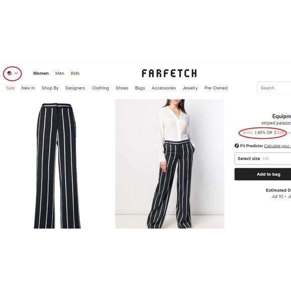 Equipment Arwen Striped Twill Wide-leg Pants - Picture 10 of 10